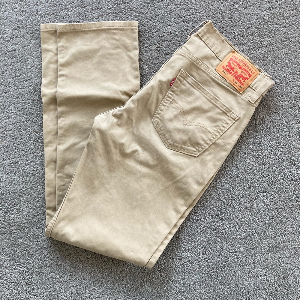 Men’s Kakhi Levi Jeans